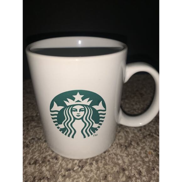 Starbucks MERMAID Coffee Tea Mug Classic Cup 10.8 oz White Green Siren 2011 - Picture 1 of 5